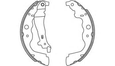 OPEN PARTS bsa222900 -  Барабанные тормозные колодки